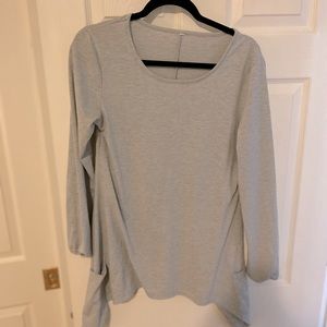 Grey POCKETS long sleeve shirt